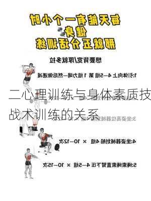 二心理训练与身体素质技战术训练的关系