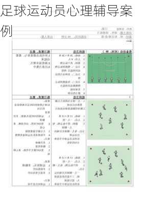 足球运动员心理辅导案例