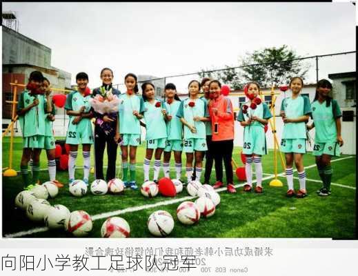 向阳小学教工足球队冠军
