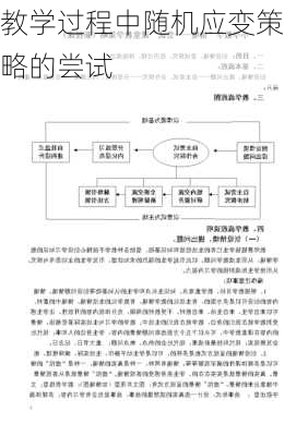 教学过程中随机应变策略的尝试