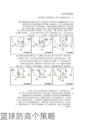 篮球防高个策略
