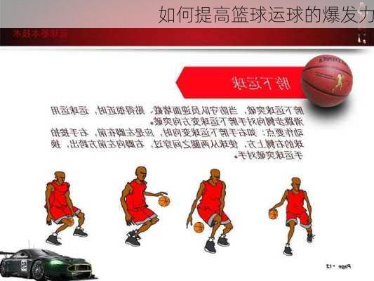 如何提高篮球运球的爆发力