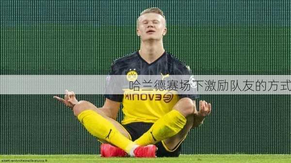 哈兰德赛场下激励队友的方式