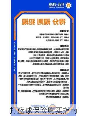 打篮球保险购买指南