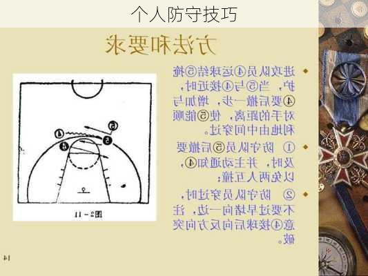 个人防守技巧