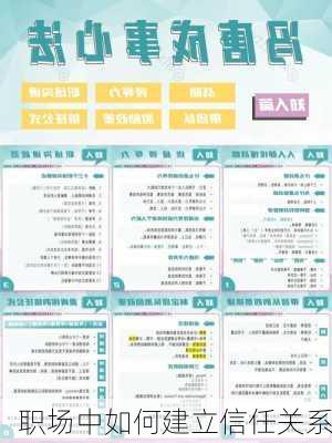 职场中如何建立信任关系