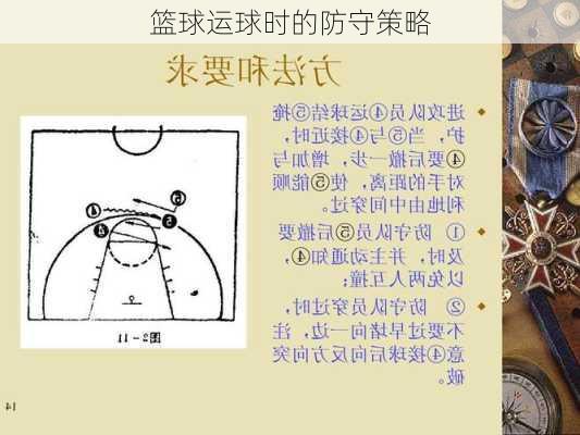 篮球运球时的防守策略