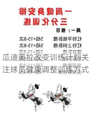 瓜迪奥拉改变训练计划关注球员健康调整训练方式