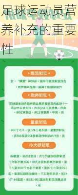 足球运动员营养补充的重要性