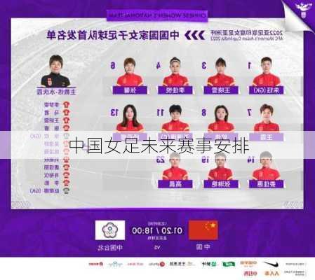 中国女足未来赛事安排