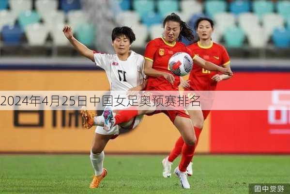 2024年4月25日中国女足奥预赛排名