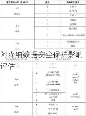 阿森纳数据安全保护影响评估
