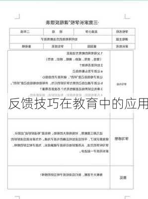 反馈技巧在教育中的应用
