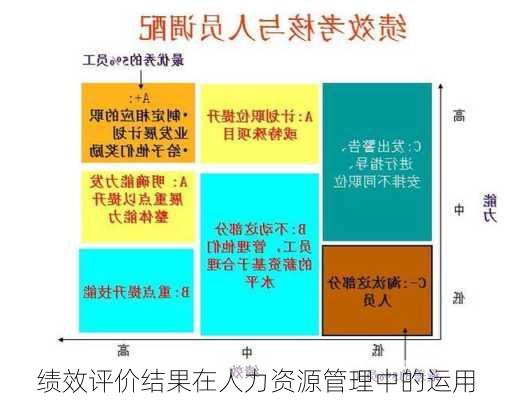 绩效评价结果在人力资源管理中的运用