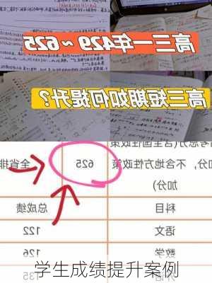 学生成绩提升案例