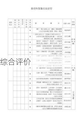 综合评价