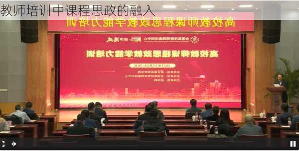 教师培训中课程思政的融入