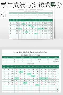 学生成绩与实践成果分析