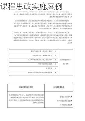 课程思政实施案例