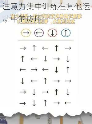 注意力集中训练在其他运动中的应用
