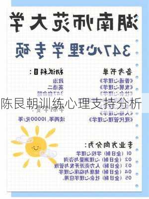 陈艮朝训练心理支持分析