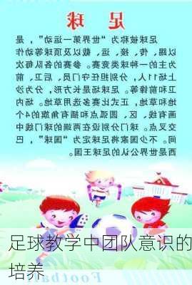 足球教学中团队意识的培养