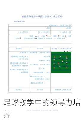 足球教学中的领导力培养
