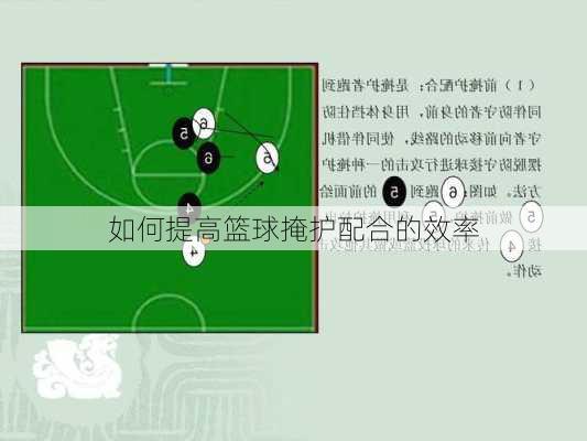 如何提高篮球掩护配合的效率