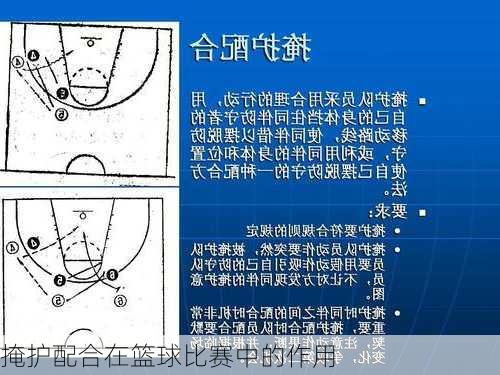 掩护配合在篮球比赛中的作用