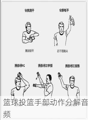 篮球投篮手部动作分解音频