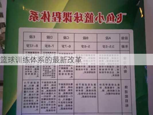 篮球训练体系的最新改革