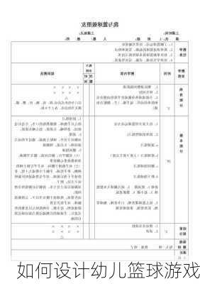 如何设计幼儿篮球游戏