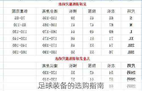 足球装备的选购指南