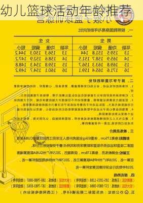 幼儿篮球活动年龄推荐
