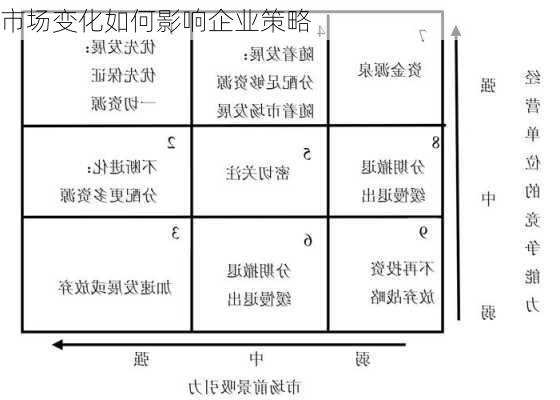 市场变化如何影响企业策略