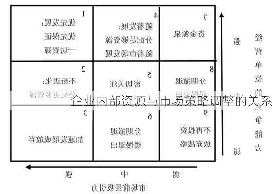 企业内部资源与市场策略调整的关系
