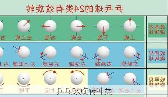 乒乓球旋转种类
