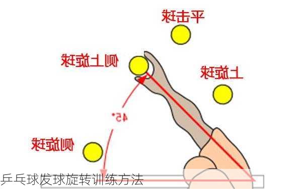 乒乓球发球旋转训练方法