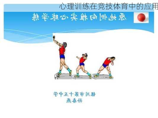 心理训练在竞技体育中的应用