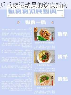 乒乓球运动员的饮食指南