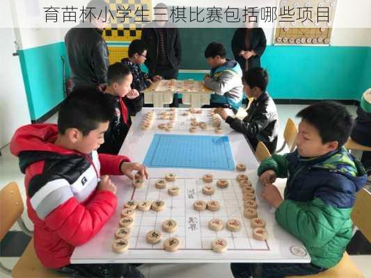 育苗杯小学生三棋比赛包括哪些项目