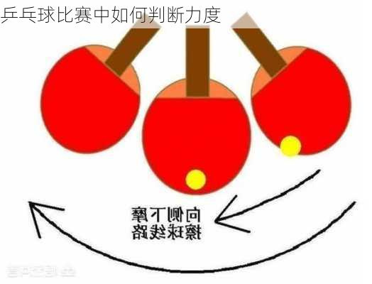 乒乓球比赛中如何判断力度