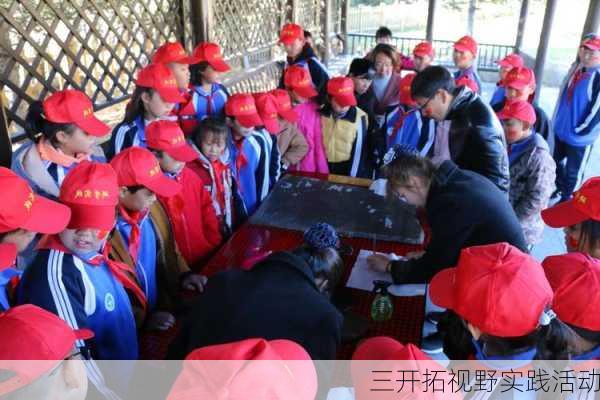 三开拓视野实践活动