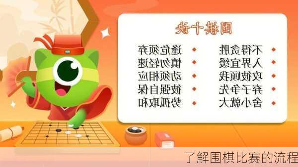 了解围棋比赛的流程