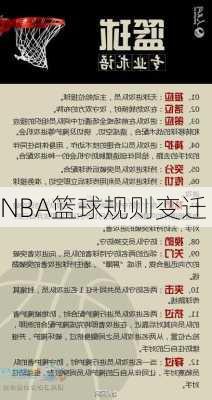 NBA篮球规则变迁