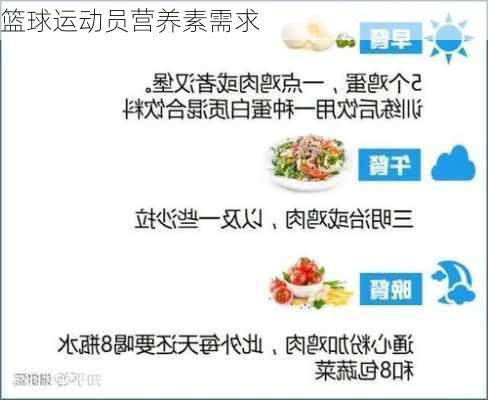 篮球运动员营养素需求