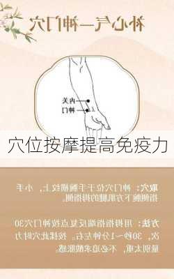 穴位按摩提高免疫力