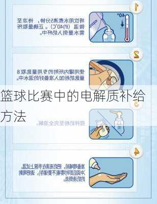 篮球比赛中的电解质补给方法
