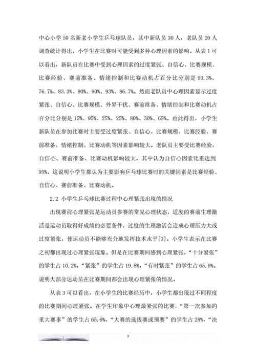气功对乒乓球心理素质的影响