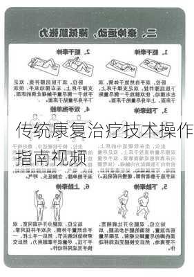 传统康复治疗技术操作指南视频